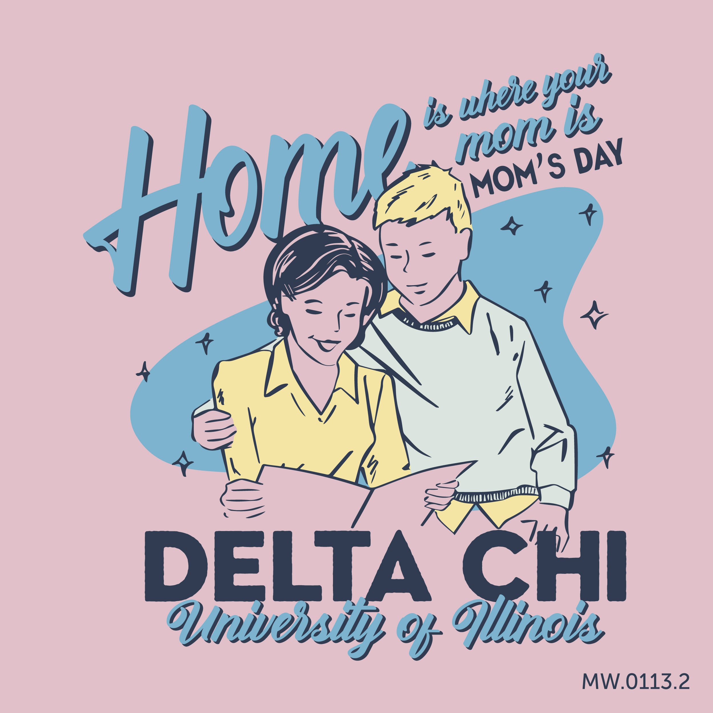 Delta Chi Illinois Mom's Day Tee