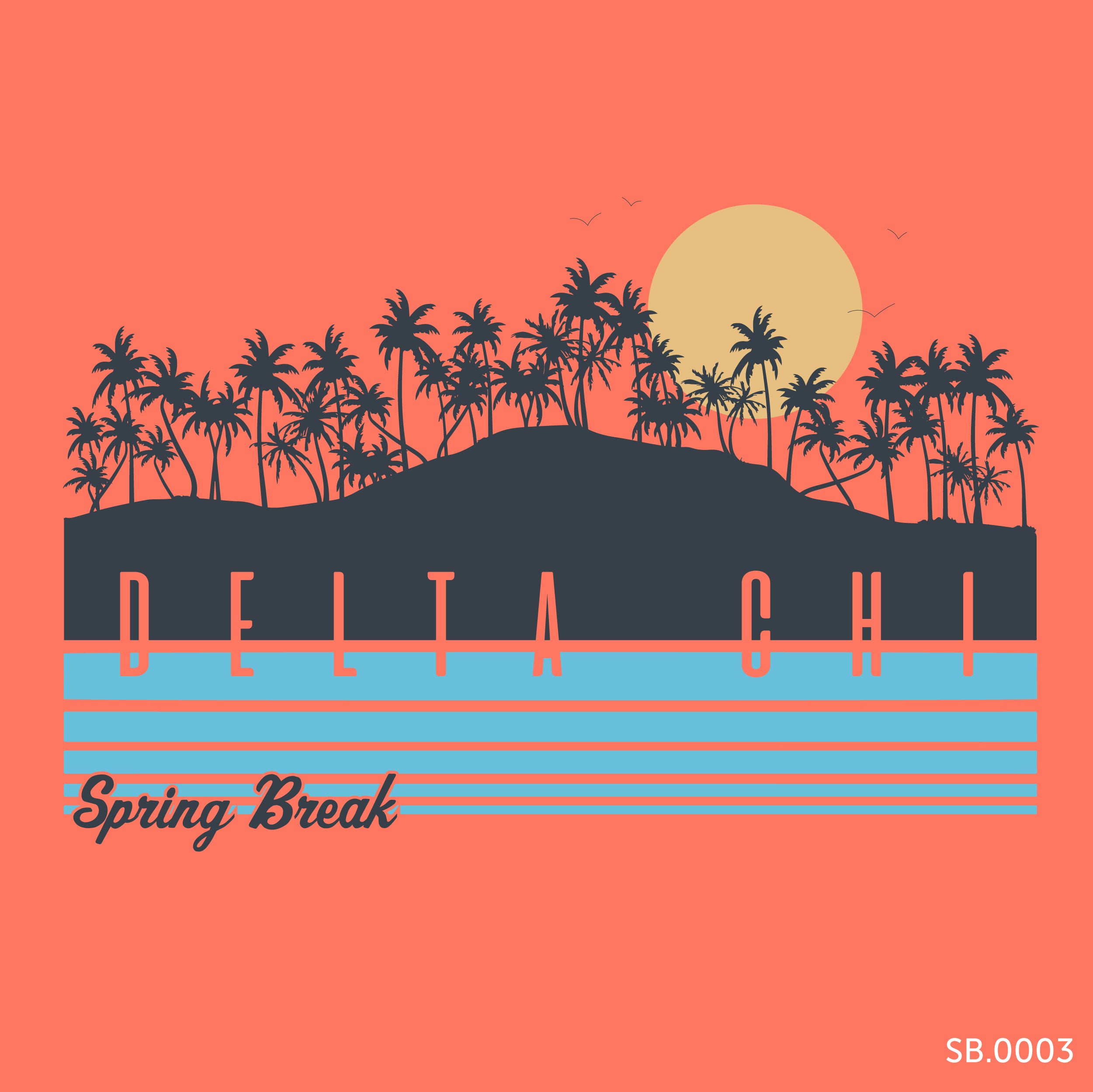 Delta Chi Spring Break Tee