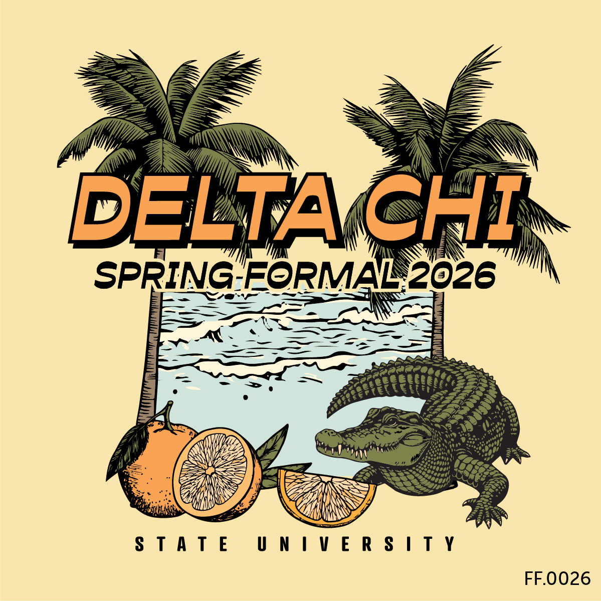 Delta Chi Spring Formal 2026 Tee