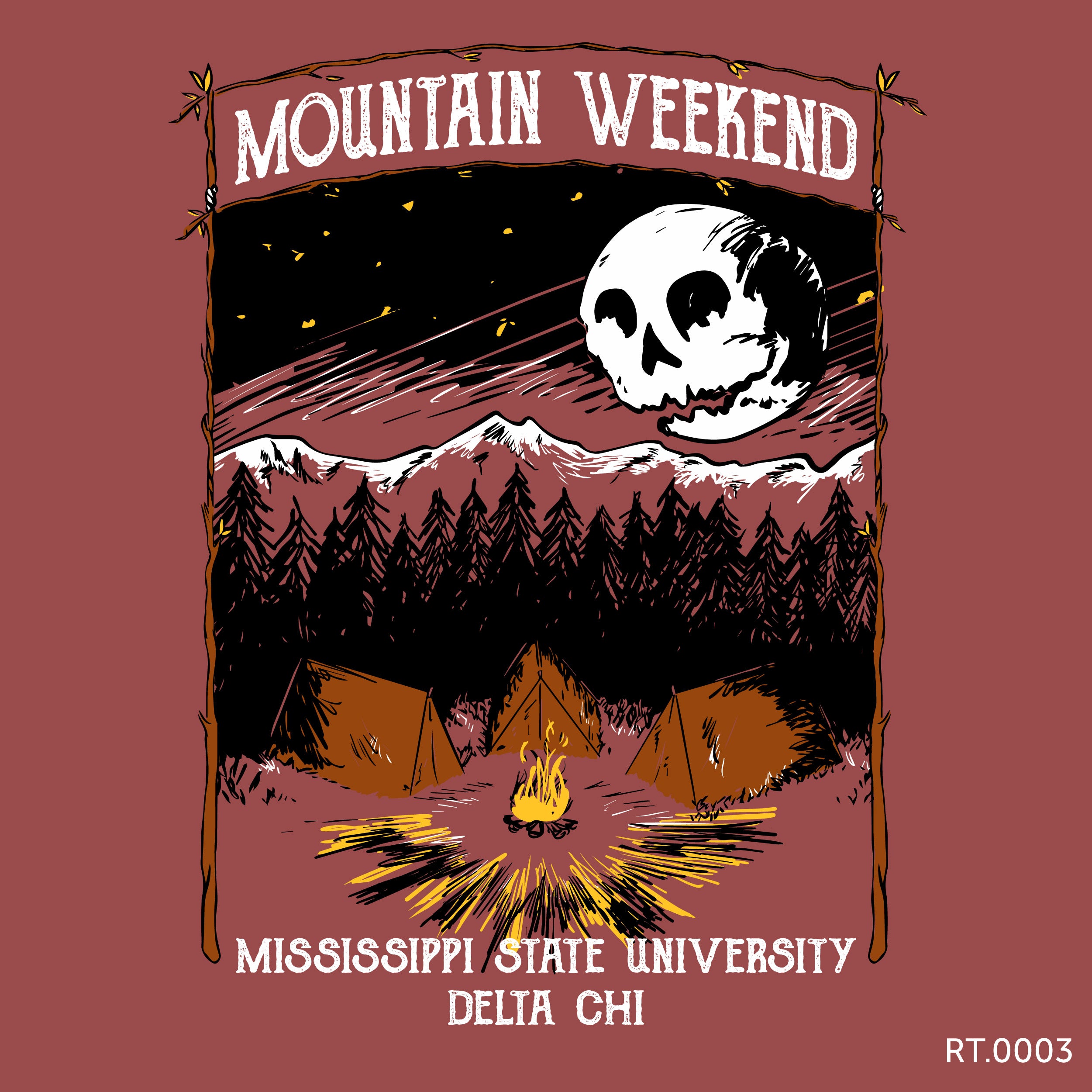 Delta Chi Mississippi State Mountain Weekend Tee