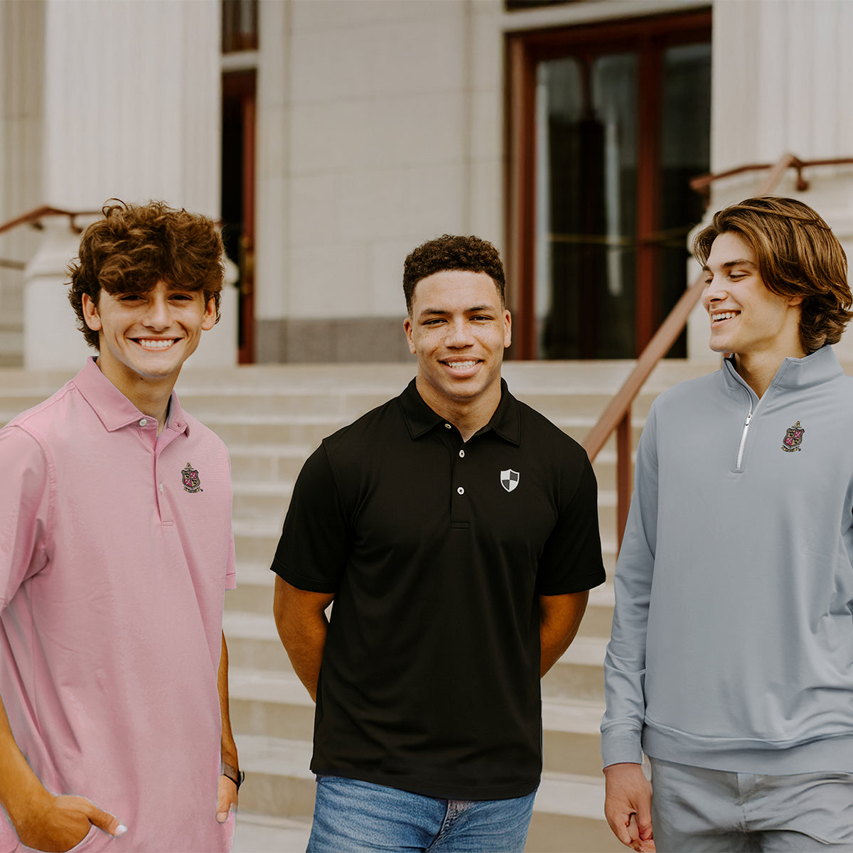 Delta Chi Personalized Peter Millar Jubilee Striped Polo