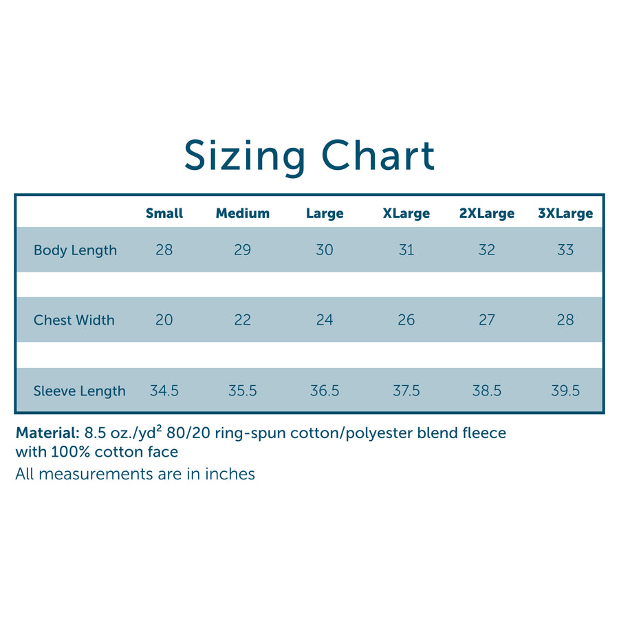 Comfort Colors Size Chart