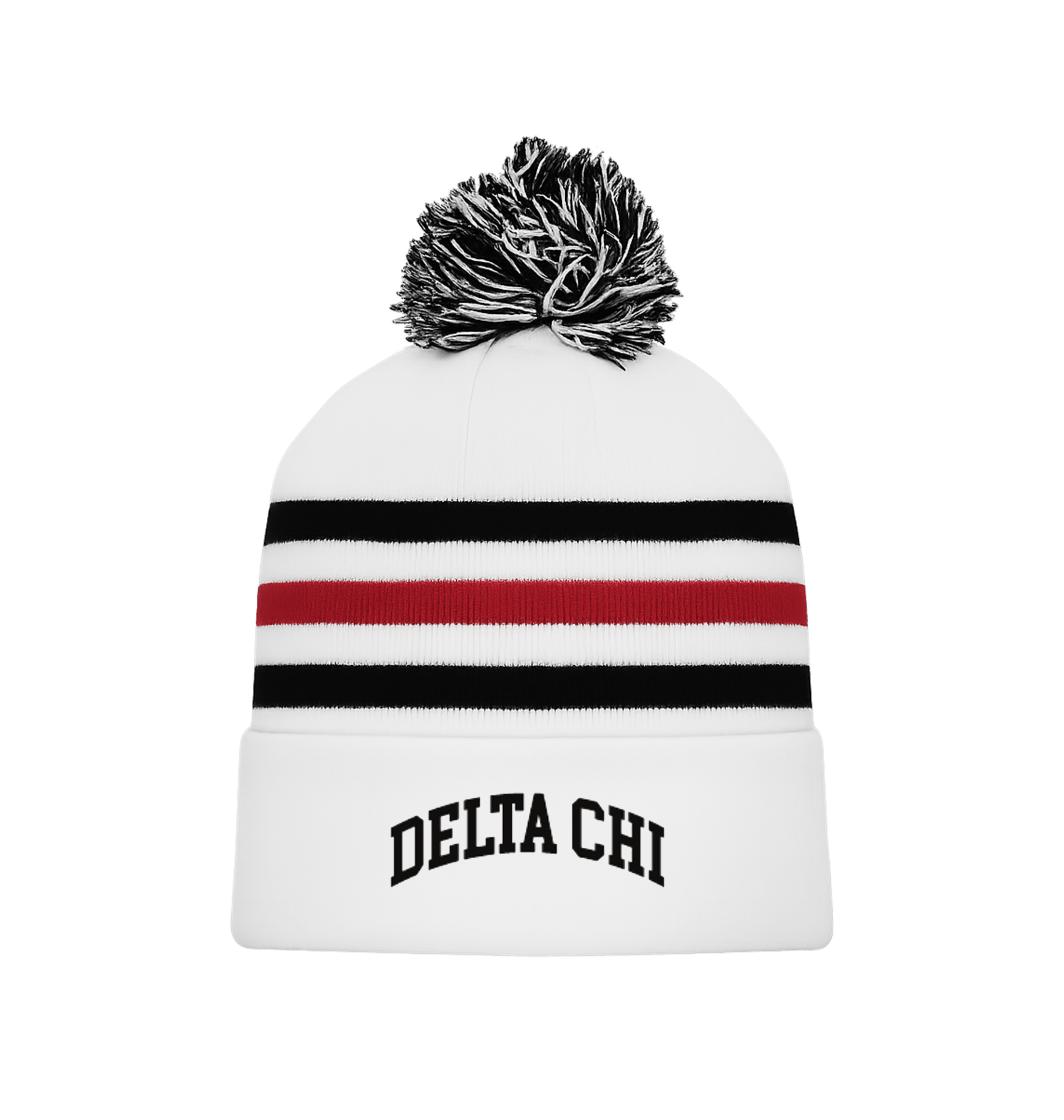 CHICAGO WHITE Beanie Front
