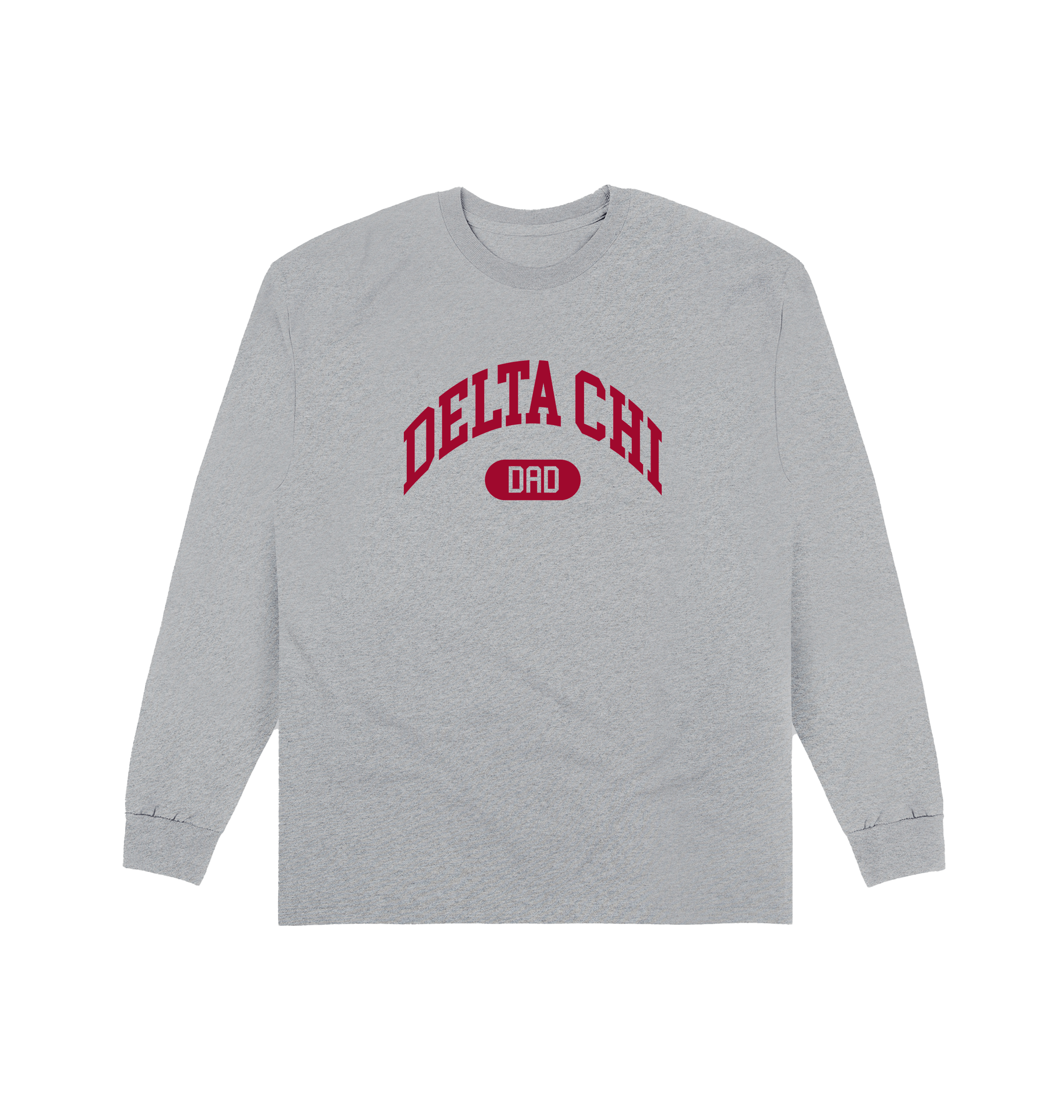 Ringspun Sport Grey Printed Sweater Front