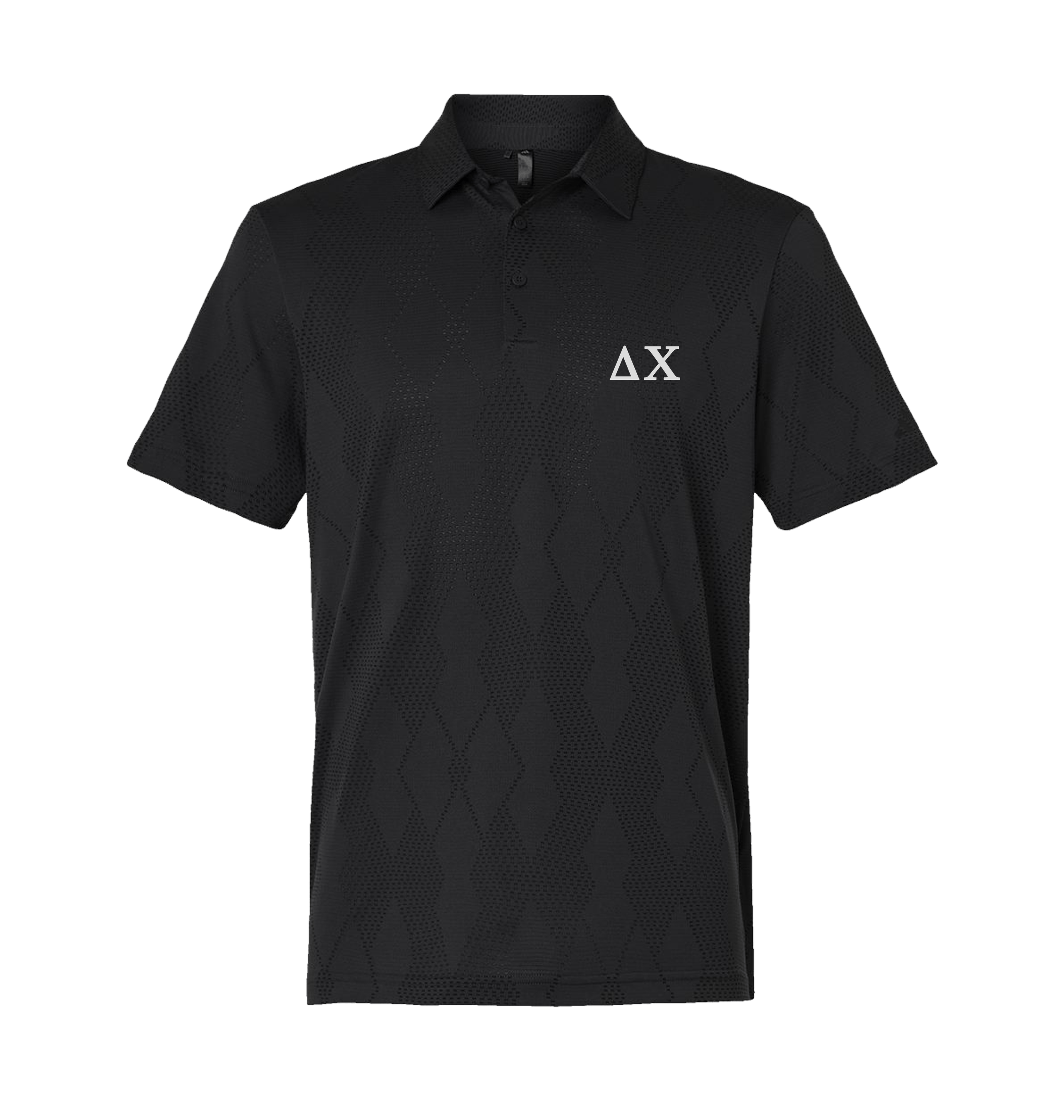 Carbon Black Polo Shirt Front