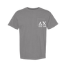 Grey Printed Premium T-Shirt Front